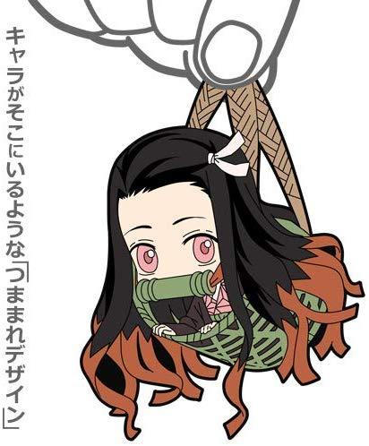 Demon Slayer: Kimetsu no Yaiba Nezuko Kamado Basket Ver. Cospa Tsumamare Pinch Rubber Strap Mascot