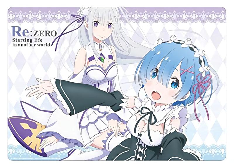 Re:Zero REM & Emilia EMT Character Clear Desk Mat A3 [In Stock]