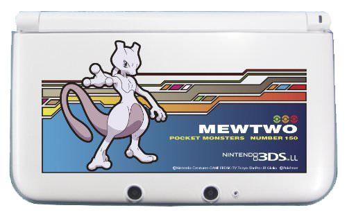 Pokemon Mewtwo 3DS XL / 3DS LL Hard Cover Faceplate Protector Skin Accessory for Nintendo