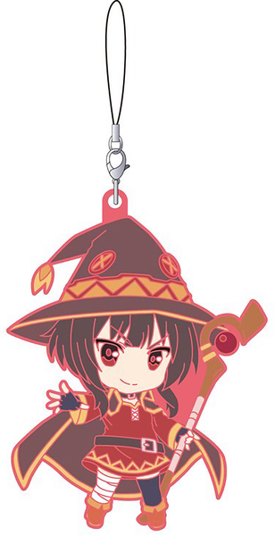 Konosuba Nendoroid Aqua Darkness (Lalatina) Megumin Rubber Straps Set of 3