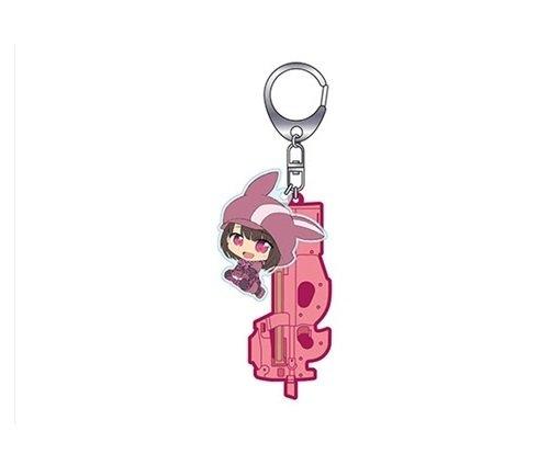 Sword Art Online GGO Karen Llenn P-chan Character Acrylic Key Chain Mascot T.W.G. SAO
