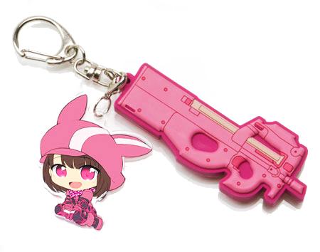 Sword Art Online GGO Karen Llenn P-chan Character Acrylic Key Chain Mascot T.W.G. SAO