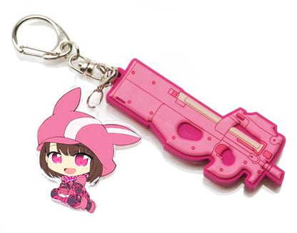 Sword Art Online GGO Karen Llenn P-chan Character Acrylic Key Chain Mascot T.W.G. SAO
