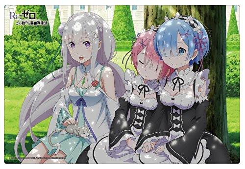 Re:Zero Rem, Ram & Emilia Rubber Play Mat