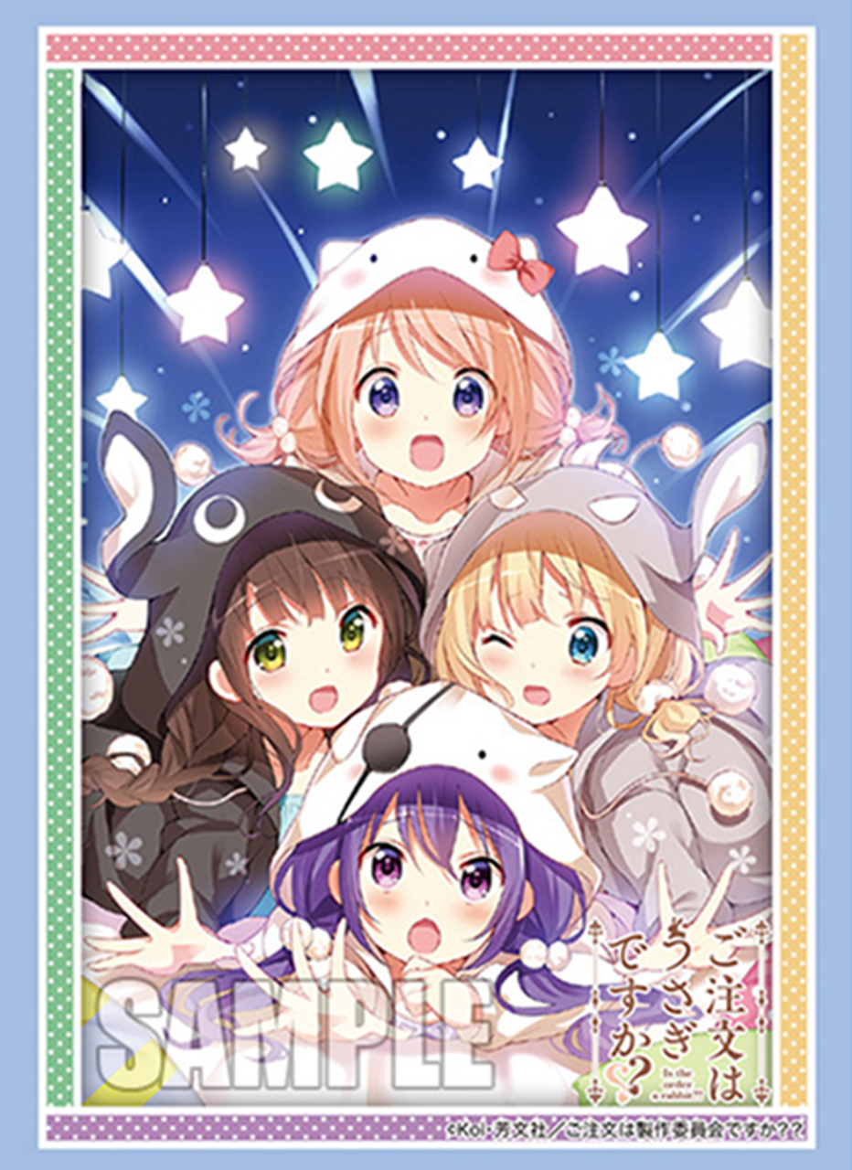 Is the Order a Rabbit Gochiusa Rize Chiya Cocoa Syaro Event Exclusive Sleeves Vol.208