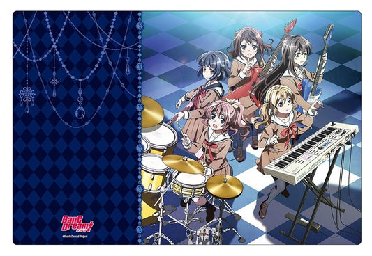 Bang Dream! Poppin'Party Saaya, Tae, Kasumi, Arisa, Rimi Rubber Play Mat Vol.76