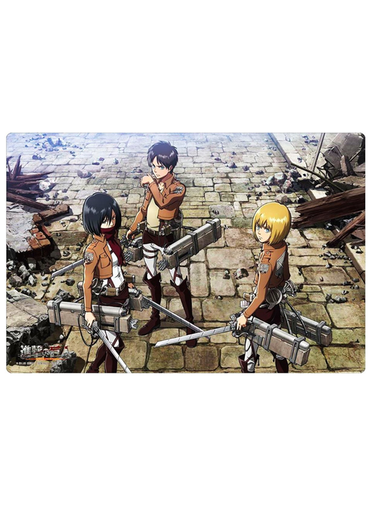 Attack on Titan Eren & Mikasa & Armin Rubber Play Mat Vol.99