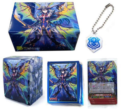 Vanguard Event Nightrose Pirate King Character Promo Set Sleeves, Deck, Storage Box Key Chain