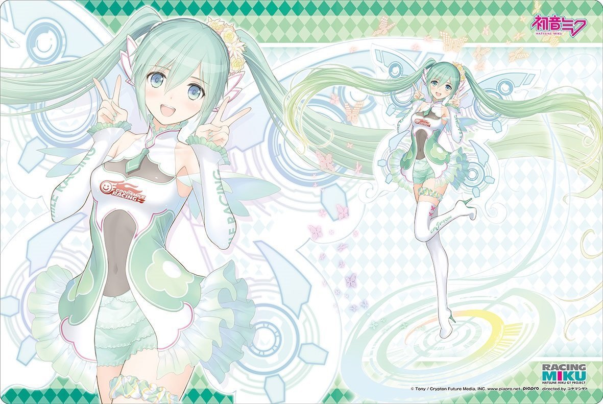 Vocaloid Hatsune Miku Racing 2017 Character Rubber Play Mat Vol.108
