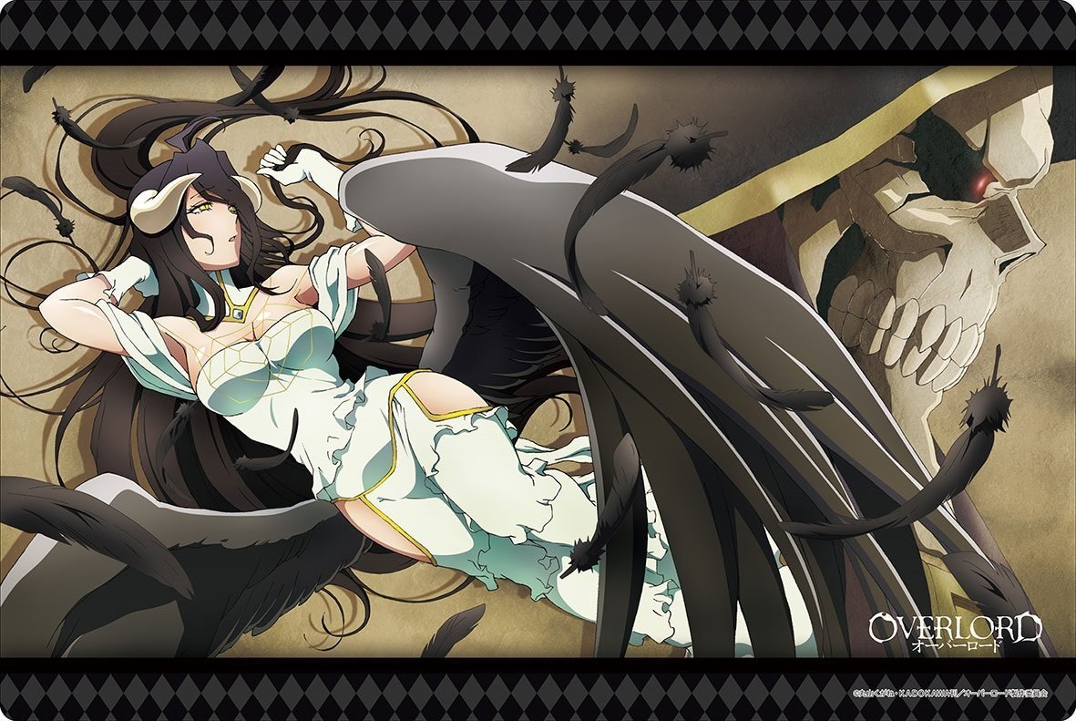 Overlord II Ainz & Albedo Character Rubber Play Mat Vol.132