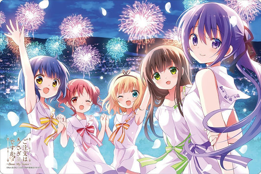 Is the Order a Rabbit Gochiusa Chino Maya Cocoa Sharo Mocha Character Rubber Play Mat Vol.149