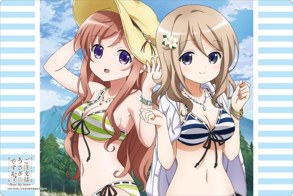 GochiUsa Is the Order a Rabbit? Aoyama & Mocha Rubber Play Mat Vol.166