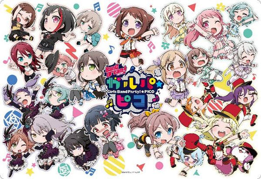 Bang Dream! Girs Band Party Pico Character Rubber Play Mat Vol.181