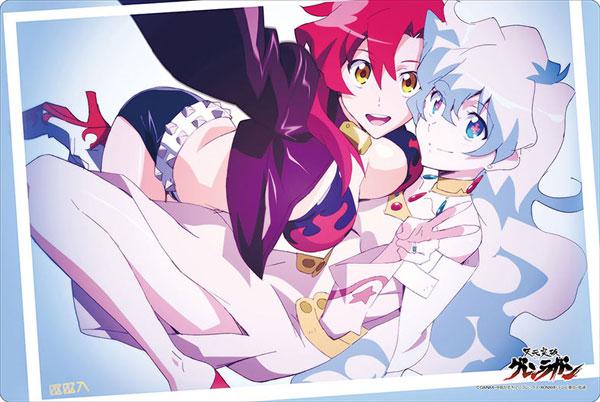 Gurren Lagann Yoko & Nia Character Rubber Play Mat Vol.207