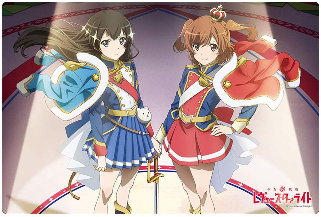 Shoujo Kageki Revue Starlight Karen & Hikari Character Rubber Play Mat Vol.208 P.2