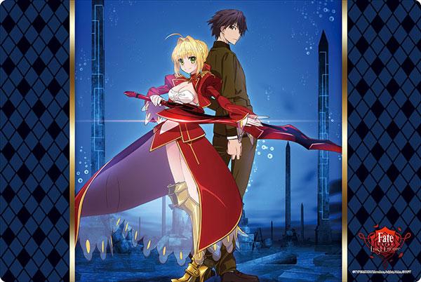 Fate/EXTRA Last Encore Saber Nero & Hakuno Character Rubber Play Mat Vol.219