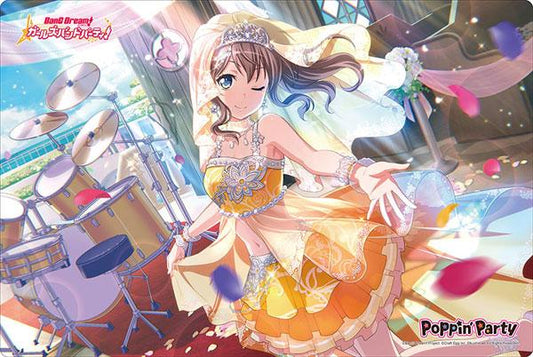 Bang Dream! Poppin' Party Saaya Yamabuki Character Rubber Play Mat Vol.227