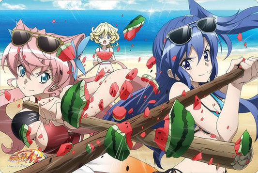Senki Zesshou Symphogear AXZ Tsubasa & Maria Character Rubber Play Mat Vol.288