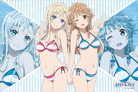High School Fleet Wilhelmina & Kouko Character Rubber Play Mat Vol.319