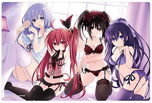 Fujimi Fantasia Bunko Date A Live Tohka, Kotori, Kurumi & Miku Character Rubber Play Mat Vol.349