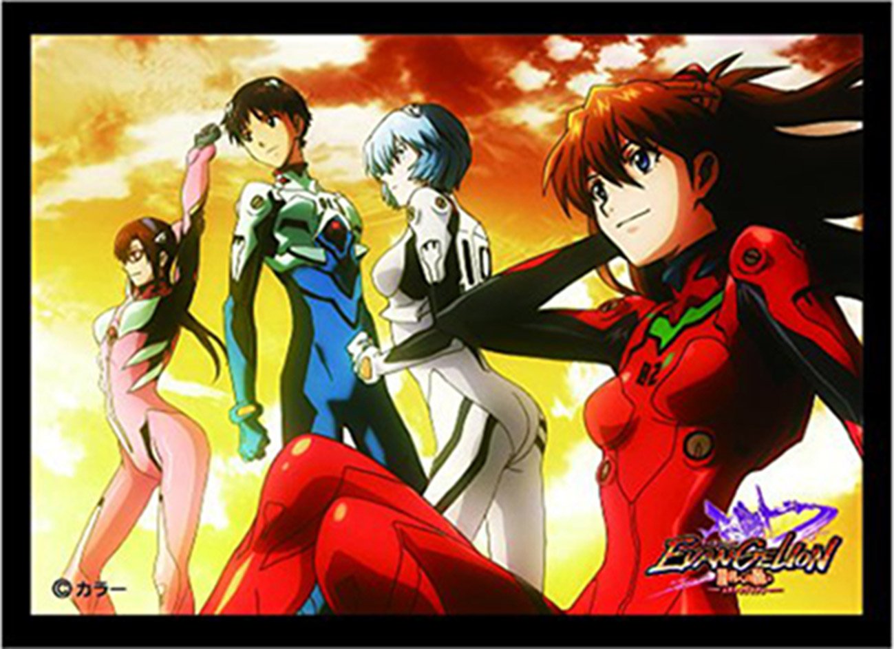 Evangelion Asuka, Mari, Rei & Shinji Character Sleeves Vol.2