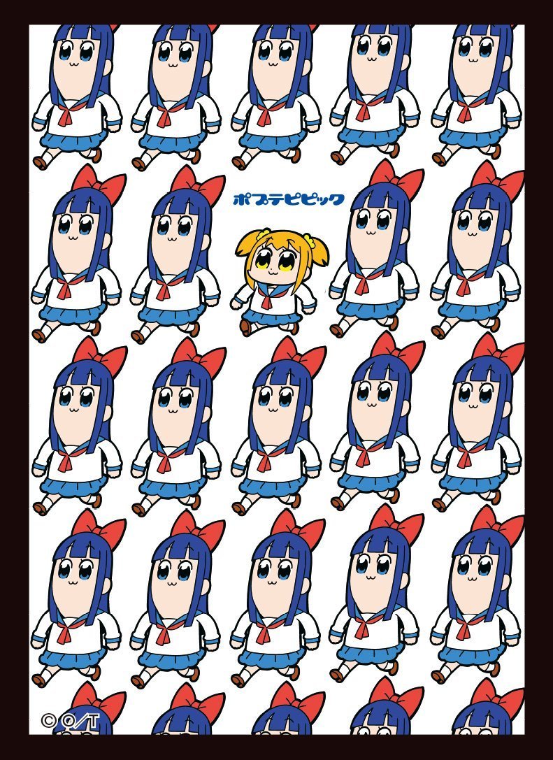 pop team epic card sleeves Pop Team Epic Popuko & Pipimi Character Mat Sleeves Vol.4 V.2 – anikidesu