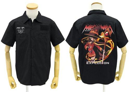 Konosuba Megumin Black Work Shirt Full Color Back Cospa