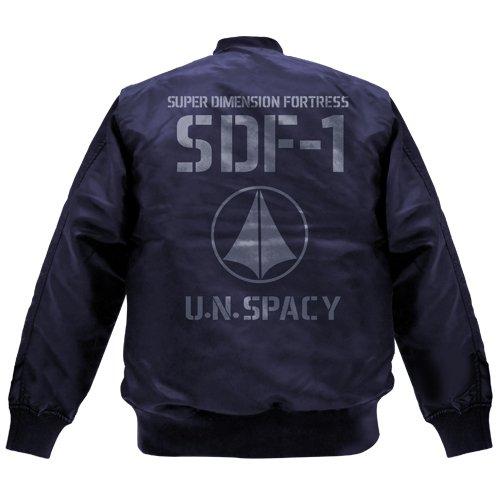 The Super Dimension Fortress Macross SDF-1 MA-1 Cospa Character Navy Jacket