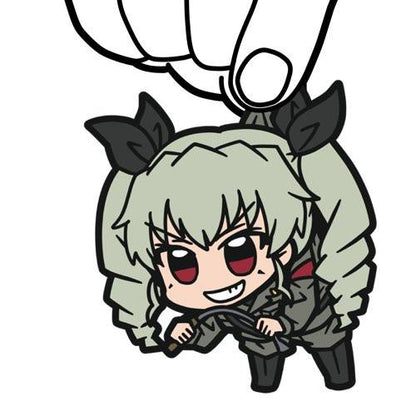 Girls und Panzer Anchovy Pinch Tsumamare Phone Strap