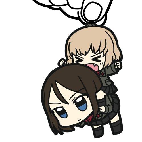 Girls und Panzer Katyusha & Nonna Cospa Pinch Tsumamare Phone Strap