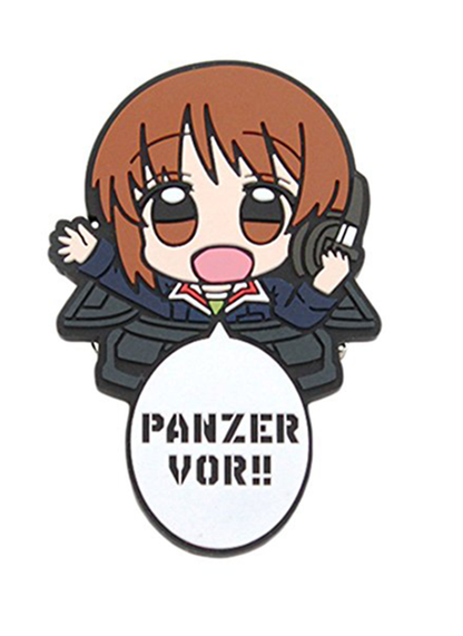 Girls und Panzer Miho Nishizumi Cospa Character Pin Badge Pyokotte