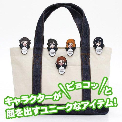 Girls und Panzer Miho Nishizumi Cospa Character Pin Badge Pyokotte