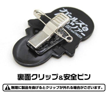 Girls und Panzer Saori Takebe Cospa Character Pin Badge Pyokotte