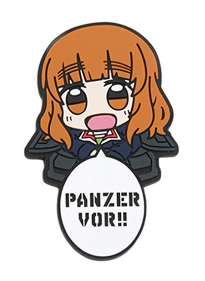 Girls und Panzer Saori Takebe Cospa Character Pin Badge Pyokotte