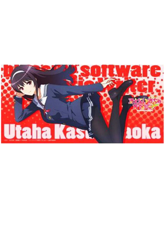 Saekano Utaha Kasumigaoka Rubber Play Mat