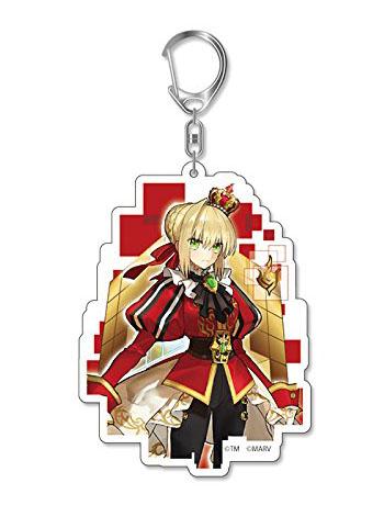 Fate/Extella Red Saber Nero Claudius Acrylic Mascot Key Chain Vol.2