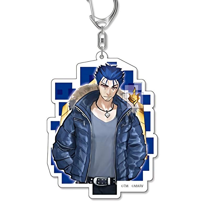 Fate/Extella Lancer Cu Chulainn Acrylic Mascot Key Chain Vol.2