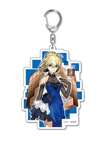 Fate/Extella Saber Altria Pendragon Acrylic Mascot Key Chain Vol.2