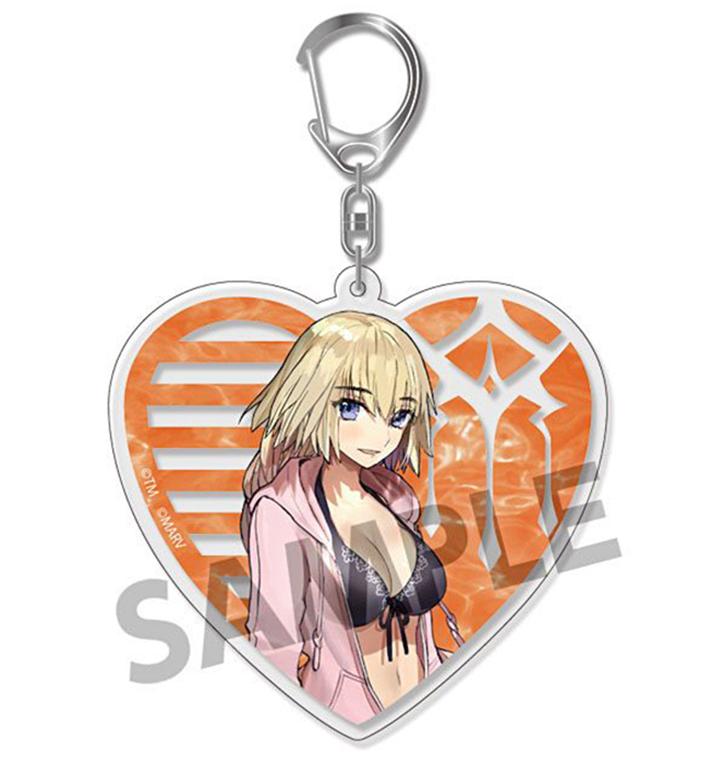 Fate/Extella Jeanne d`Arc Graveure Vacation Ver. Acrylic Mascot Key Chain Vol.3