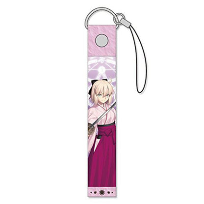 Fate Grand Order Sakura Saber Soji Okita Character Cloth Strap FGO