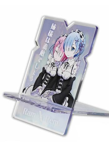 Re:Zero Rem Ram Emilia Smart Mobile Phone Stand