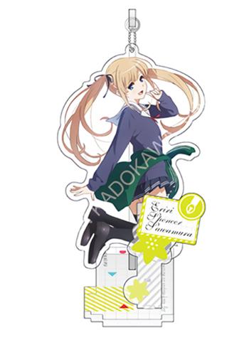 Saekano Eriri Character Key Chain Ball-Chain Acrylic Stand