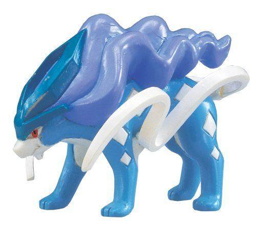 Pokemon Sun & Moon Monster Suicune 1.5' Mini Figure Toy M-084 Moncolle