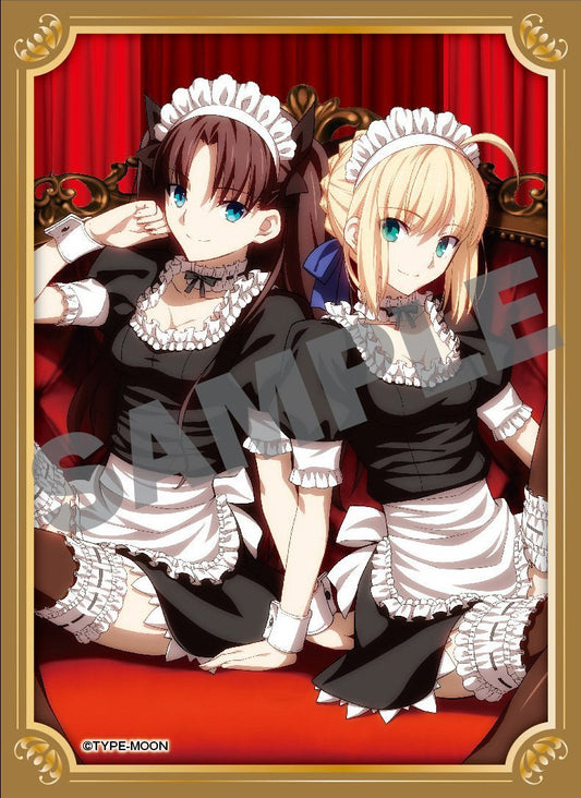 Fate/stay night Saber Altria & Rin Tohsaka Sleeves 80CT Vol.8 Comptiq Cover