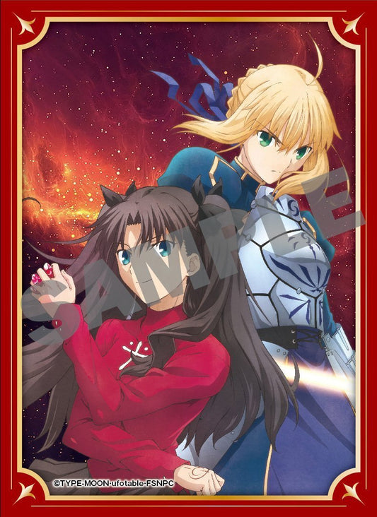 Fate/stay nigh Rin Tohsaka Artoria Pendragon Saber Sleeves 80CT Vol.8
