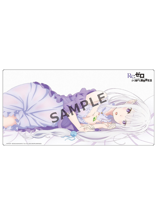 Re:Zero Emilia EMT Rubber Play Mat