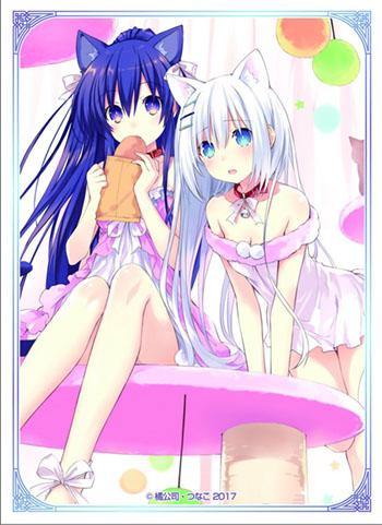 Date A Live My Only Cat Cafe Ver. Tohka & Origami Character Sleeves KS-72 Vol.24 80pcs