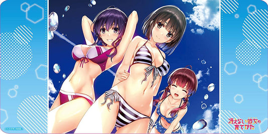 Saekano Megumi & Michiru & Izumi Fantasia Bunko 30th Anniversary Character Rubber Play Mat