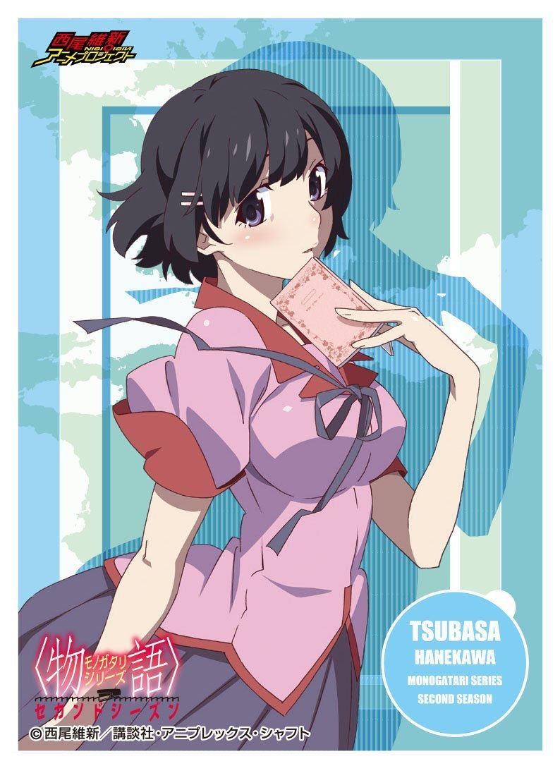 Bakemonogatari Hanekawa Tsubasa Cat Mat Sleeves MT044