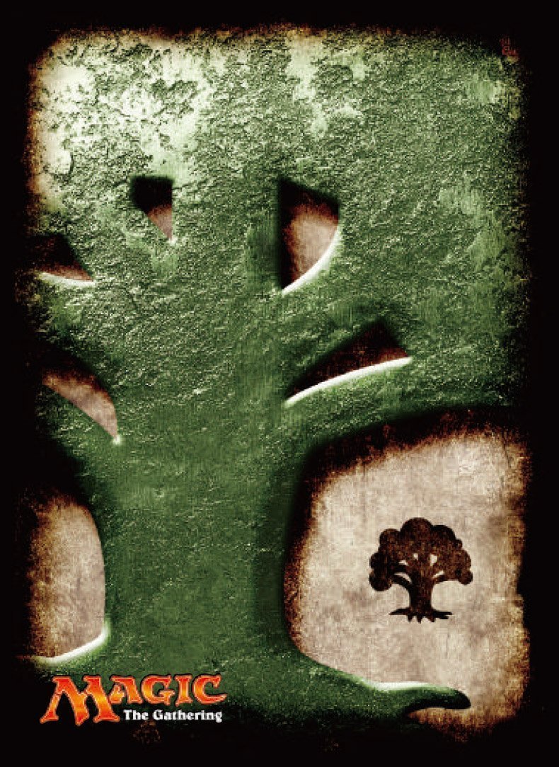 Magic The Gathering Mana Symbol Forest Character Sleeves MTGS-021 80CT